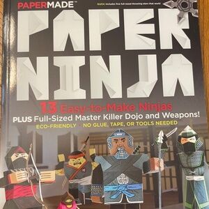 Paper ninja activity book